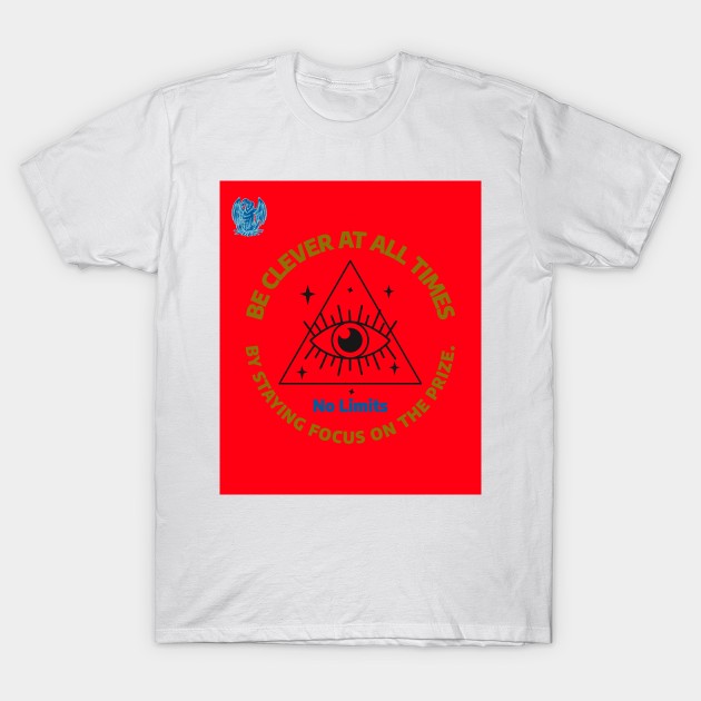 Staying Focus Red T-Shirt by Pod11 Prints